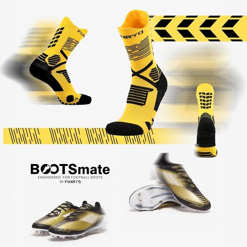 جنسيس Pro Grip Socks Socks ، جوارب قبضة كرة القدم غير المريحة ، مريحة وذاتية ناعمة (حجم الرجال من 7 إلى 10 in Saudi Arabia