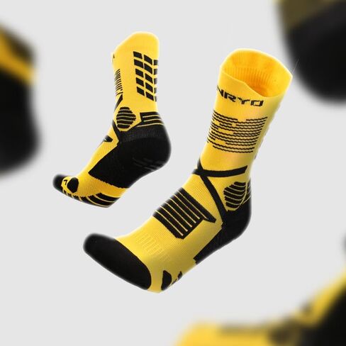 جنسيس Pro Grip Socks Socks ، جوارب قبضة كرة القدم غير المريحة ، مريحة وذاتية ناعمة (حجم الرجال من 7 إلى 10 in Saudi Arabia