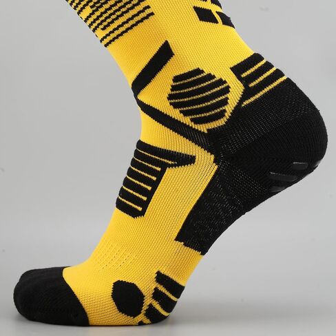 جنسيس Pro Grip Socks Socks ، جوارب قبضة كرة القدم غير المريحة ، مريحة وذاتية ناعمة (حجم الرجال من 7 إلى 10 in Saudi Arabia