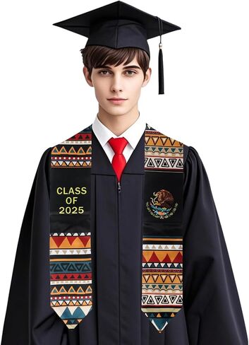 فئة 2025 التخرج سرق Sash & Flag التخرج الكلاسيكي سرق لمدرسة الثانوية والكليات والجامعة خريجي الجامعة in Kuwait