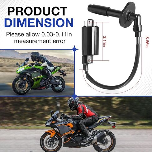 Coil Coil و Spark Clop Cap لـ Kawasaki EX250F Ninja 250R 1988-2007 EL250 250 1988-1994 in Saudi Arabia
