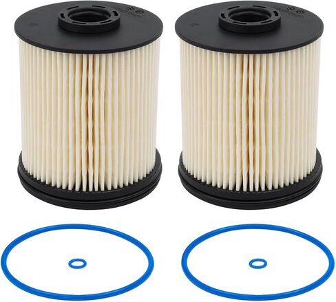TP1015 مرشح الوقود متوافق مع 2017-2024 Chevy Cruze ، Silverado ، GMC ، Sierra 6.6L Duramax Fuel Filter (2 Pack) in Kuwait