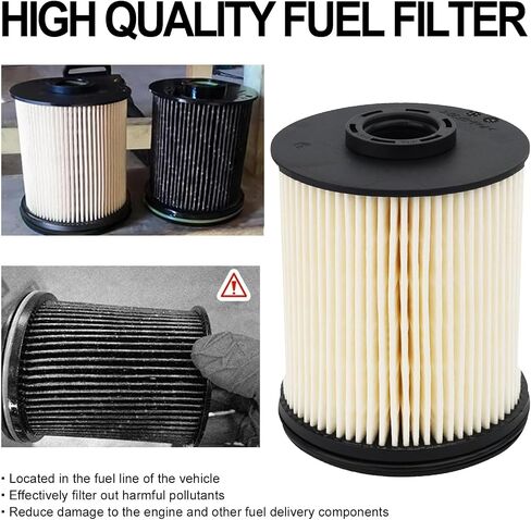TP1015 مرشح الوقود متوافق مع 2017-2024 Chevy Cruze ، Silverado ، GMC ، Sierra 6.6L Duramax Fuel Filter (2 Pack) in Kuwait