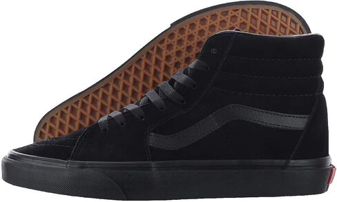 حذاء رياضي رجالي من Vans Sk8-hi Lite, أسود وأبيض, 8 Women/6.5 Men in Kuwait