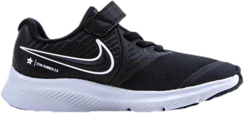 حذاء الجري المدرسي Star Runner 2 Grade للجنسين من Nike للأطفال، فوشيا نشط/فضي معدني أسود-أبيض، 5 سنوات عادي للأطفال الكبار في الولايات المتحدة in Kuwait