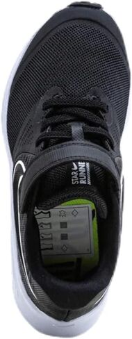 حذاء الجري المدرسي Star Runner 2 Grade للجنسين من Nike للأطفال، فوشيا نشط/فضي معدني أسود-أبيض، 5 سنوات عادي للأطفال الكبار في الولايات المتحدة in Kuwait