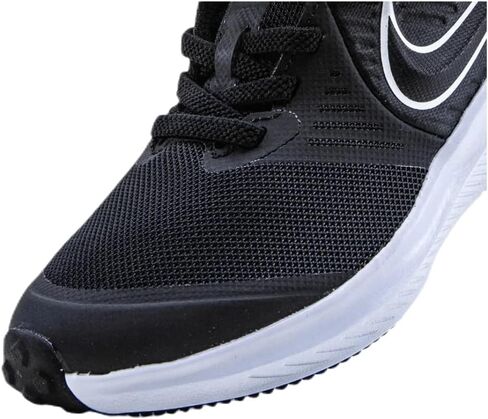 حذاء الجري المدرسي Star Runner 2 Grade للجنسين من Nike للأطفال، فوشيا نشط/فضي معدني أسود-أبيض، 5 سنوات عادي للأطفال الكبار في الولايات المتحدة in Kuwait