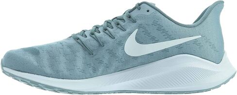 Nike Men's AIR Zoom Vomero 14 Running Shoe, White/Laser Crimson-Grey Fog-Track Red, 7.5 UK in Saudi Arabia