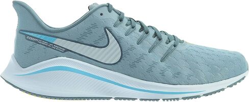 Nike Men's AIR Zoom Vomero 14 Running Shoe, White/Laser Crimson-Grey Fog-Track Red, 7.5 UK in Saudi Arabia