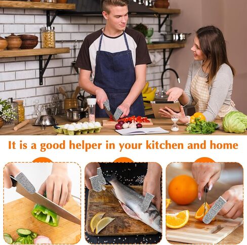 24pcs مقطوعة الأصابع المقاومة ، واقي إصبع القابل لإعادة الاستخدام الإبهام ، واقي ، واقي ، واقي إصبع مضاد للانزلاق ، حماة نحت أعمال المطبخ (رمادي) in Kuwait