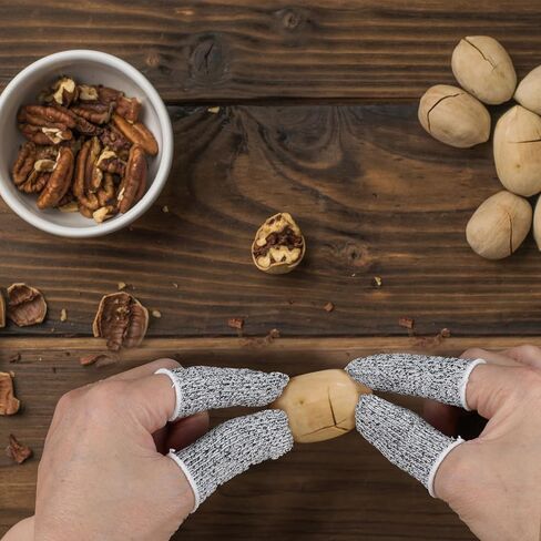 24pcs مقطوعة الأصابع المقاومة ، واقي إصبع القابل لإعادة الاستخدام الإبهام ، واقي ، واقي ، واقي إصبع مضاد للانزلاق ، حماة نحت أعمال المطبخ (رمادي) in Kuwait