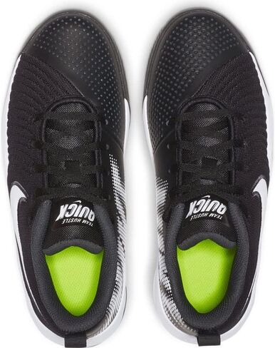 Nike Team Hustle Quick 2 (gs) Big Kids Fashion Basketball Shoes At5298-002 Size 5 in Saudi Arabia