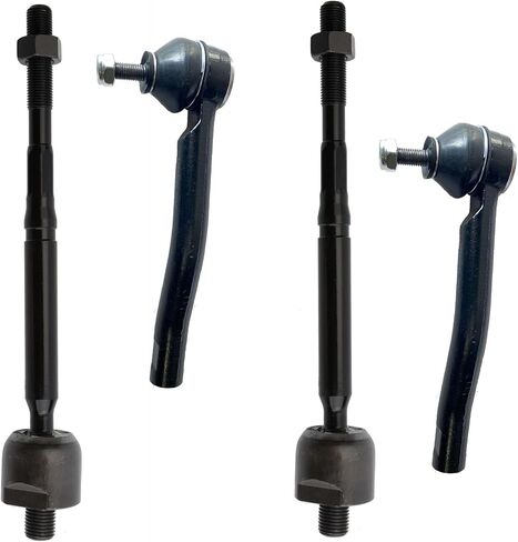 Front Tie Rods FITS for Nissan Pathfinder 2013-2020, for INFINITI QX60 2014-2019, ES801265 ES801266 EV801209 Front Outer and Inner Tie Rod Ends- 4pc Set in Saudi Arabia