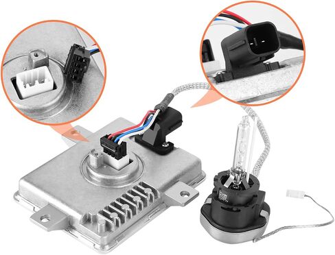 Xenon HID Headlight Ballast with Igniter and D2S Bulb Fit for Acura TL/Acura TL Type-S 2002-2005 for Honda S2000 2004-2009 for Mazda 3 2004-2006 Replace W3T19371 X6T02971 in Saudi Arabia