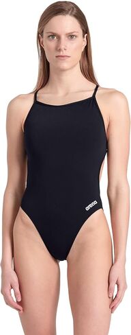 ARENA Performance Women's Team Solid Lace Back Swimsuit One Piece Bathing Suit in Saudi Arabia
