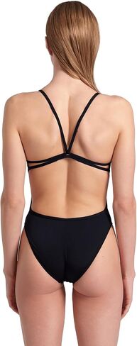 ARENA Performance Women's Team Solid Lace Back Swimsuit One Piece Bathing Suit in Saudi Arabia
