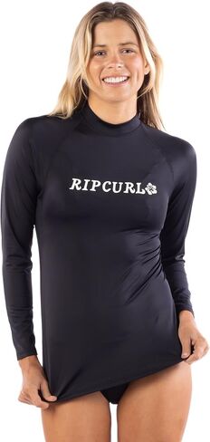 RIP Curl Women's UPF 50+ حماية من أشعة الشمس ، قميص السباحة الجاف والرطوبة الرطبة الطويلة الرطوبة in Kuwait
