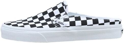 Vans Men's Classic Slip On Sneaker, (Mule) Checkerboard Black/True White, Size in Saudi Arabia