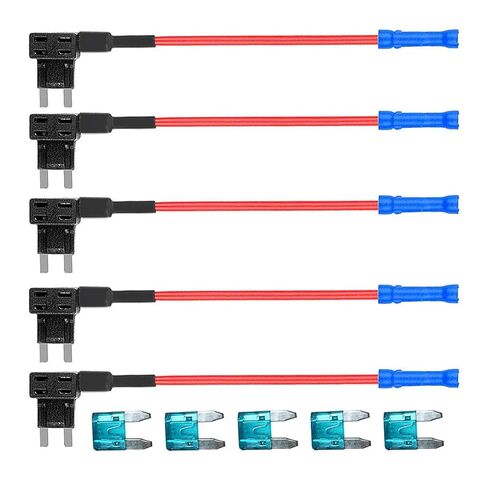 ZOOKOTO 12V Car Add-A-Circuit Fuse 30A TAP Adapter Small ATO ATT Blade Fuse Holder 30Amp 5-Pack in Kuwait