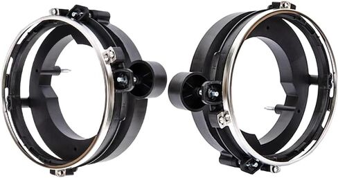 HY-SPEED 1Set 110383 110384 Headlight Bracket Bucket Compatible with 1997 1998 1999 2000 2001 2002 2003 2004 2005 2006 97-06 Wrangler Plastic Black in Kuwait