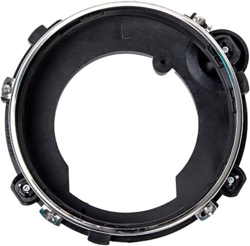 HY-SPEED 1Set 110383 110384 Headlight Bracket Bucket Compatible with 1997 1998 1999 2000 2001 2002 2003 2004 2005 2006 97-06 Wrangler Plastic Black in Kuwait