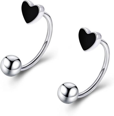 pingyongchang 16g لطيف قلب مجوهرات ثعبان القلب ، حلقات الشفاه ثعبان ، حدوث حصان ، مجوهرات tragus hoop لثقب الشفاه ، خاتم جسم الحاجز الخاتم tragus tragus خاتم 8 ملم 12 مم 2pcs in Saudi Arabia