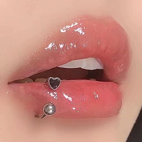 pingyongchang 16g لطيف قلب مجوهرات ثعبان القلب ، حلقات الشفاه ثعبان ، حدوث حصان ، مجوهرات tragus hoop لثقب الشفاه ، خاتم جسم الحاجز الخاتم tragus tragus خاتم 8 ملم 12 مم 2pcs in Saudi Arabia