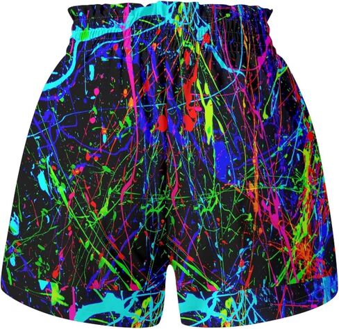 Girls Athletic Shorts High Waisted Comfort Novelty Clothes for Summer Gym Sport Beach Casual Wear in Kuwait