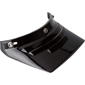Retro 3-Snap Motorcycle Helmet Sunshield Vented Visor Peak