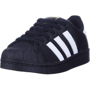 adidas Originals unisex child Superstar Sneaker, White/Blue/Gold Metallic, 5.5 Big Kid US in Saudi Arabia
