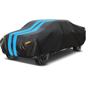 Car Cover Custom Fit for Tesla Model 3 2019-2024 Waterproof All Weather Rain Snowproof UV Protection Windproof with Charging Port, Ventilated Mesh, Zipper Door, Reflective Strip, Storage Bag