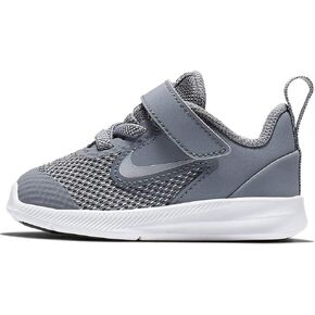 Nike Unisex-Baby Kids Downshifter 9 Velcro Running Shoe, Black/White-Laser Blue-Lemon Venom, 10C Child US Toddler in Saudi Arabia