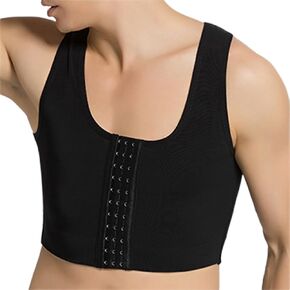 Men Compression Vest for Post Surgery, Gynecomastia Chest Compression Shapewear for Men