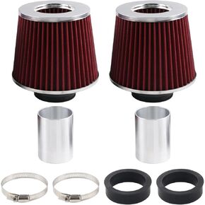 Performance Dual Cone Cold Air Intake Kit Compatible with BMW E82 E88 E89 E90 E91 E92 E93 135i 335i 535i N54 3.0L