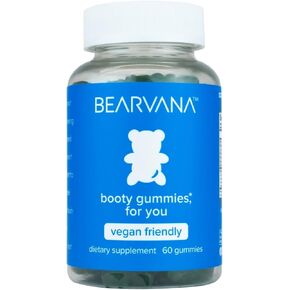 BEARVANA Peach Support Gummies for Women | Fitness Supplement | Boost Confidence | 9 Herbal Extracts Including Maca Root, Fenugreek and Ginger Root | Essential Vitamins | Berry Flavor | 60 Gummies