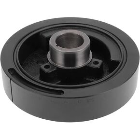 1 Pc Engine Harmonic Balancer Crankshaft Pulley for Chevrolet C2500 1991-1993 Harmonic Balancer Pulley Crank Pulley Black Aluminum Alloy