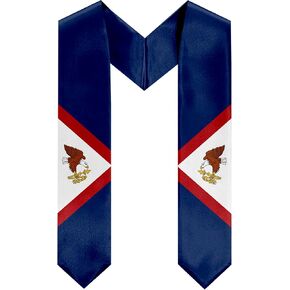 American Samoa Graduation Scarf Sash American Samoa Flag Graduation Sash Graduation Stole
