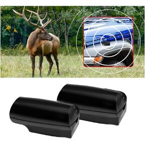 Car Deer Warning Whistles Device, 4PCS Waterproof Vehicle Horn Sensor Repellent with Adhesive Tapes, Automotive Exterior Animal Alert Accessories, Universal for SUVs Trucks Motorcycles