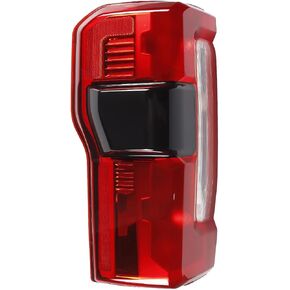 مصابيح الذيل متوافقة مع 2023 2024 Ford F250 F350 Super Duty Halogen Type w/Blind Spot (الوحدة غير المدرجة) مجموعة إشارة مصباح الفرامل الخلفية استبدال PC3Z13404B FO2801294 (جانب الركاب الأيمن)