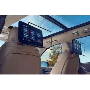 Silicone Screen Protectors for 2021-2025 GMC Yukon/Chevy Tahoe/Suburban Rear Seat 12.6" Display (Set of 2)| OEM Color-Matched Accessories | Anti-Crack Screen Guards