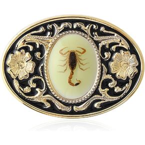 JOXEVYIA LONGHORN BULL BELL BLOCLES للرجال Western Cowboy Texas Rodeo Belt Buckle Western Bull Head Belt for Cowgirl