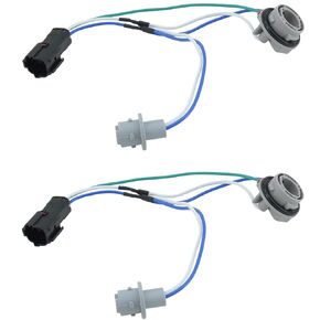 2pcs Tail Light Lamp Socket Wiring Harness Compatible with 2017 2018 2019 Kia Sportage Replace 92480-D9020