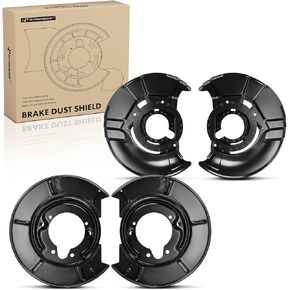 A-Premium Front & Rear Side Brake Dust Shield Compatible with Select BMW Models - 318i 1991-1992, 318ti 1995-1999, 323ti 1999-2000, 325i 1991/1993, Z3 1996-2002 - Replace# 34111158986, 4-PC Set