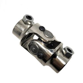 3/4 "DD x 3/4" DD chrome Universal Single Uniber U مفصل الساخن زاوية قضيب الشارع الساخن: 35 درجة ، الطول الإجمالي: 83 ملم