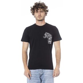 Tiger Head Chest Motif T-Shirt- للرجال