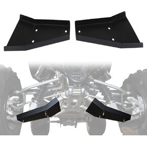 Front A-Arm Guards for Raptor 700 700R, 2 PCS ATV Black A Arm Protector Skid Plate Guard for Yamaha Raptor 700 700R 2006-2025 Accessories