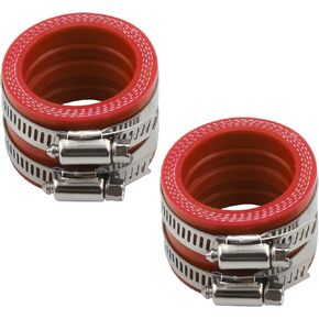 35mm Carburetor Intake Manifold Carb Interface Inlet Pipe Manifold For Universal KEIHIN OKO KOSO PWK ATV Scooter Dirt Bike Go Kart Motorcycle(2pcs Yellow)