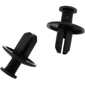 100 Pcs 8mm Hole Plastic Screw in Fastener Rivets Retainer Clips Replacement