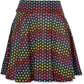 Daisy Corsets Women Rainbow Stars Print Lycra Skirt