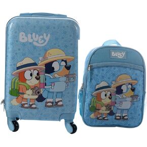 AI ACCESSORY INNOVATIONS Hello Kitty Girls Luggage and Backpack Set - 18" Luggage Suitcase With Wheels, 13.75" Backpack